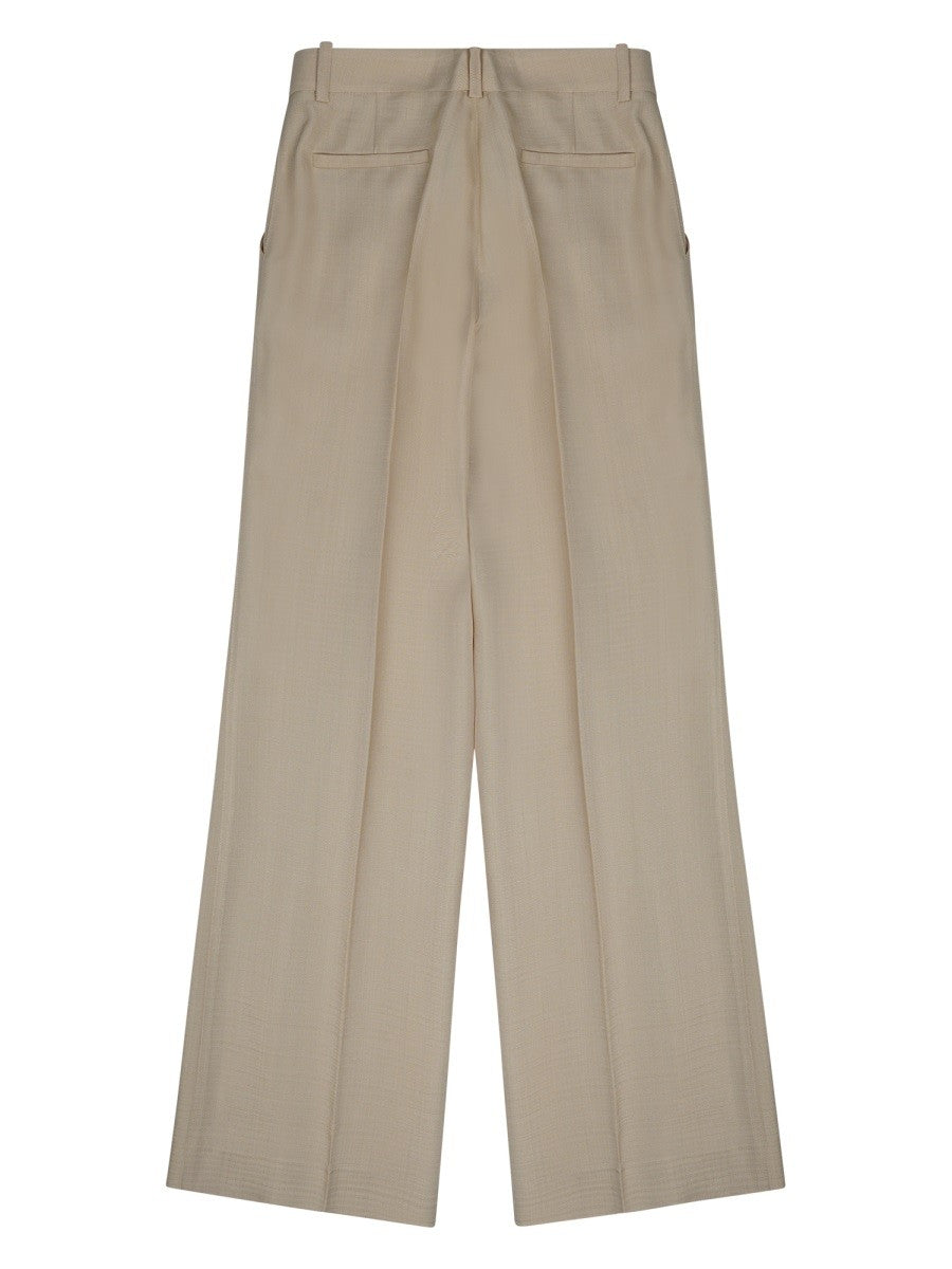 Parosh Women's Viscose Trousers Beige, view 2
