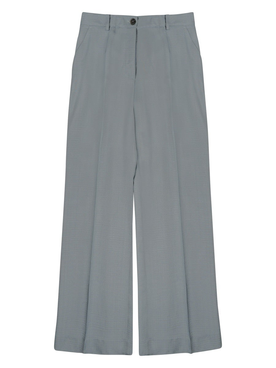 Parosh Women's Viscose Trousers Blue