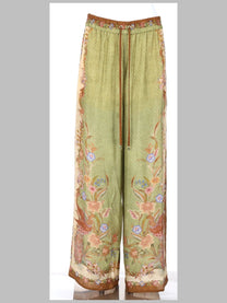 Zimmermann Women's Pantalone Indra Green