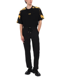 Versace Jeans Couture Men's Pantalone Jogger Con Coulisse Black
