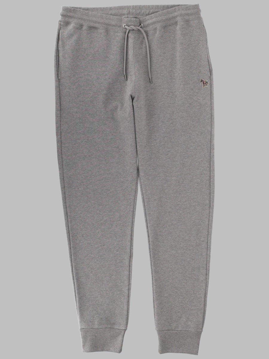 Ps By Paul Smith Men's Pantalone Jogger Con Patch Zebra Grey