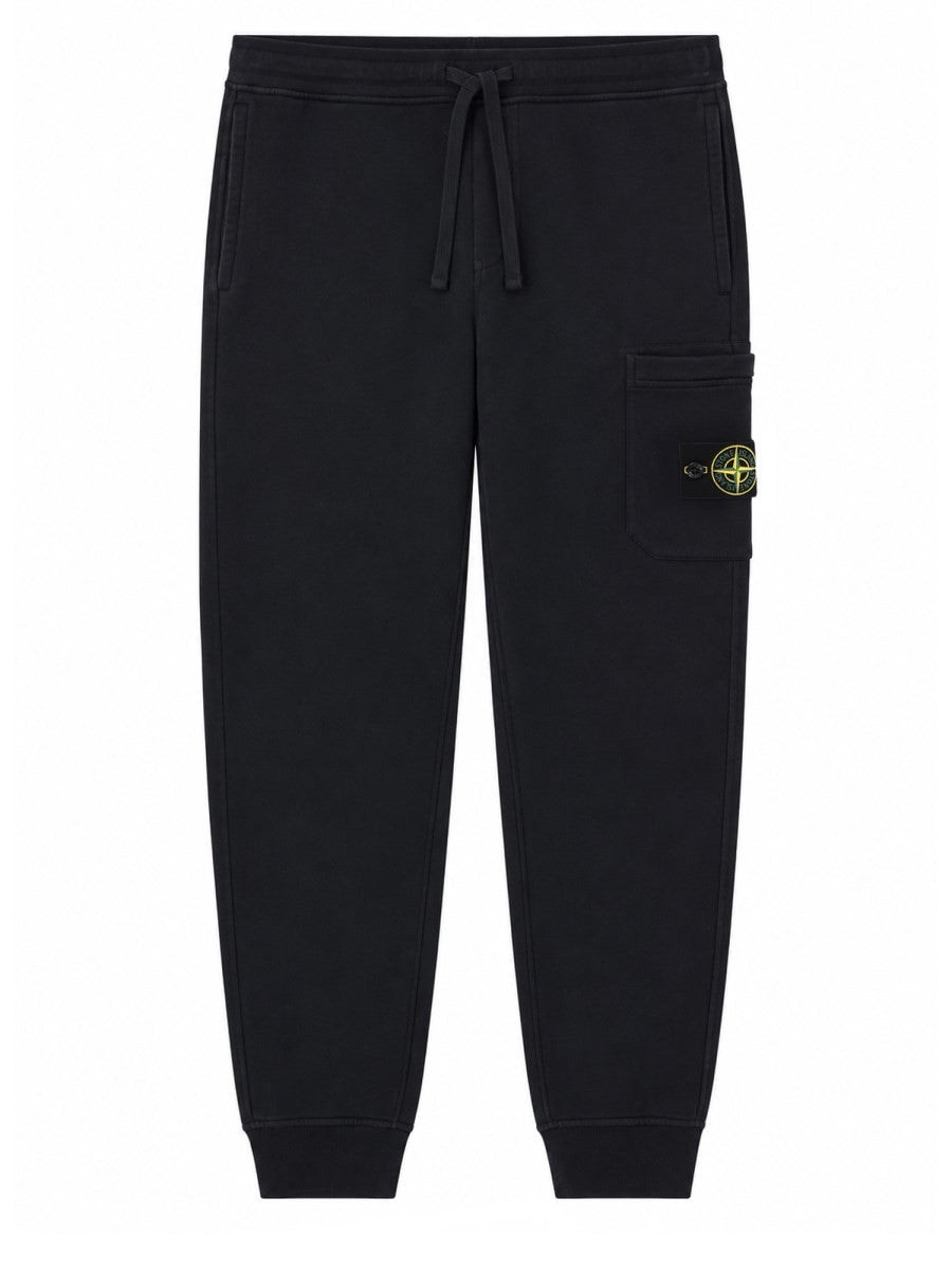 Stone Island Men's Pantalone Jogger in Felpa Blue