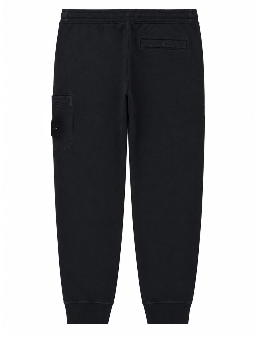 Stone Island Men's Pantalone Jogger in Felpa Blue