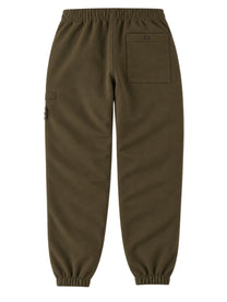 Stone Island Men's Pantalone Jogger in Flanella Di Lana Cardata Green