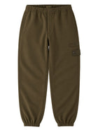 Stone Island Men's Flannel Wool Cardata Jogger Trousers Green