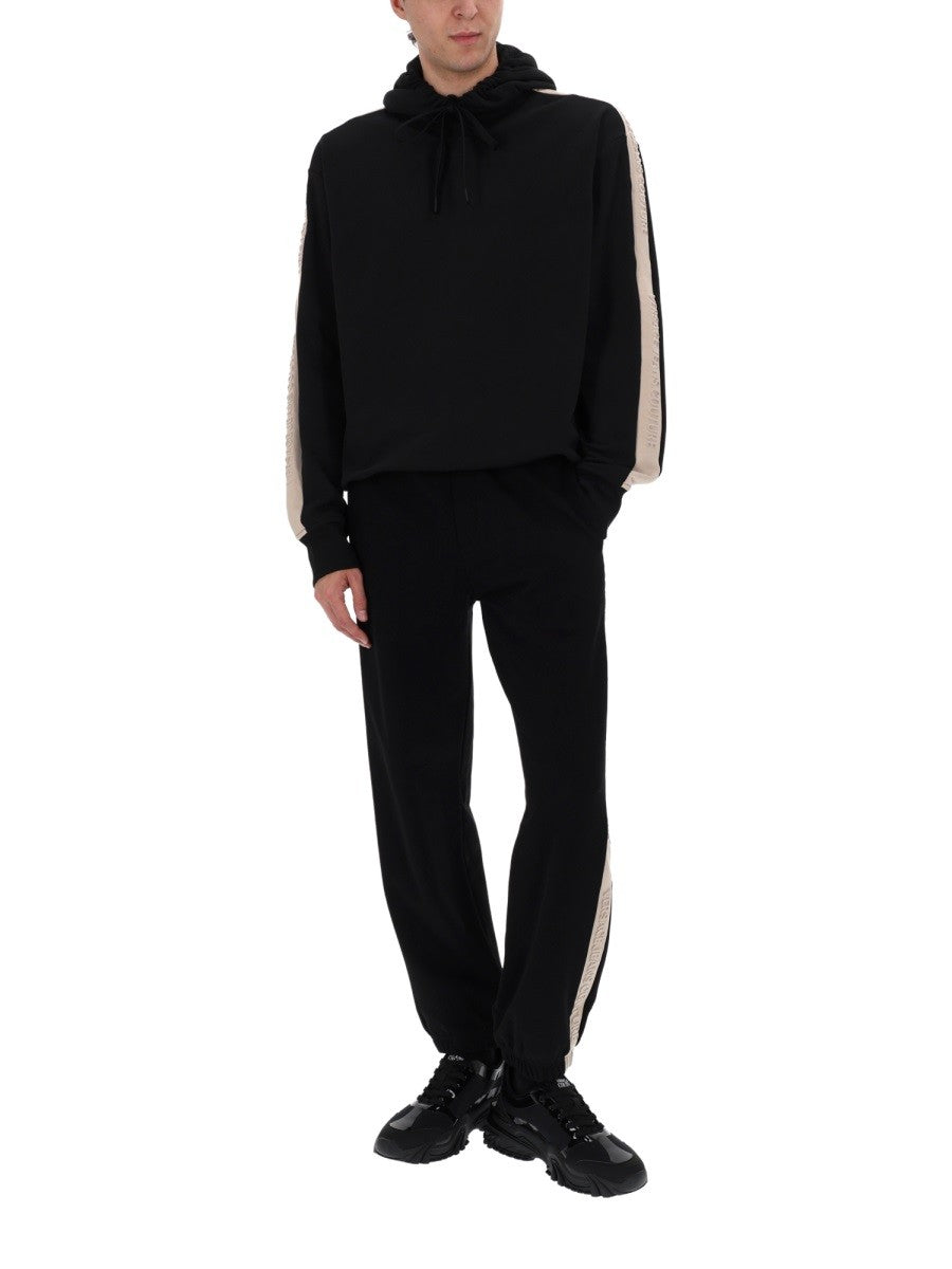 Versace Jeans Couture Men's Pantalone Jogging Con Black