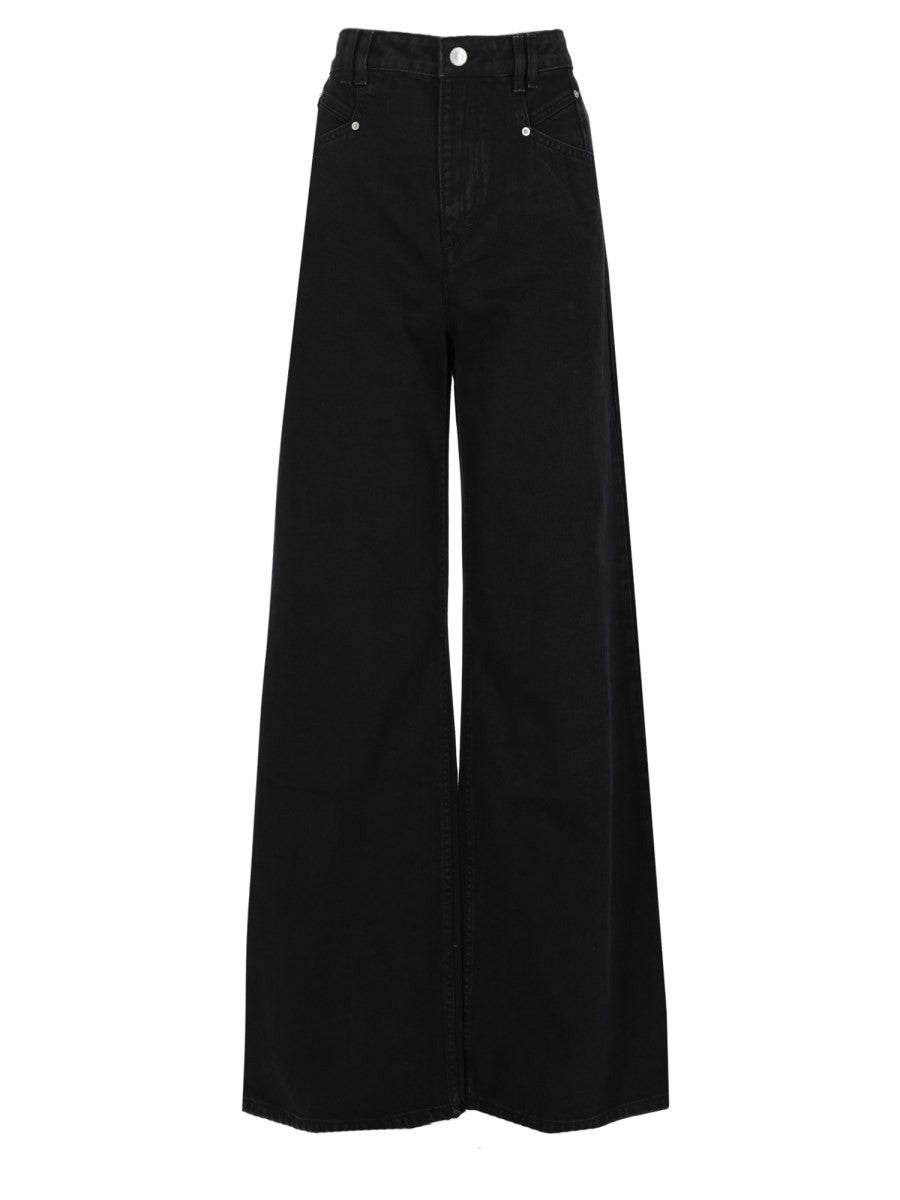 ISABEL MARANT Women's Pantalone Lemony Black
