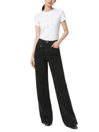 ISABEL MARANT Women's Lemony Trousers Black, view 2