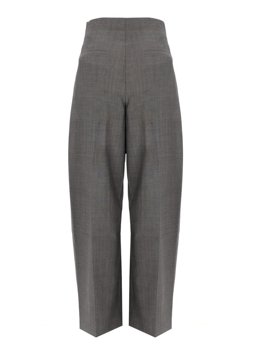 Studio Nicholson Women's Pantalone Lira in Lana Grey