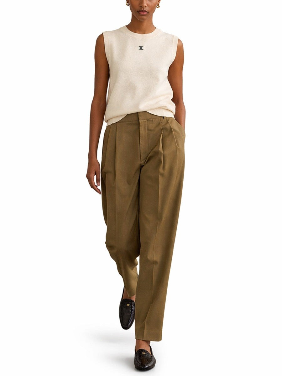 Celine Women's Pantalone Montauk Brown