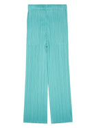 Pleats Please Issey Miyake Women's Monthly Colors: May Trousers Green, view 3