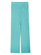 Pleats Please Issey Miyake Women's Monthly Colors: May Trousers Green