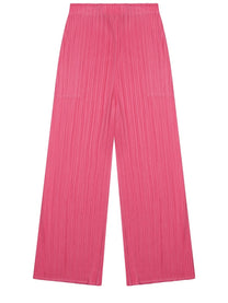Pleats Please Issey Miyake Women's Pantalone Palazzo Monthly Colors: March Blue