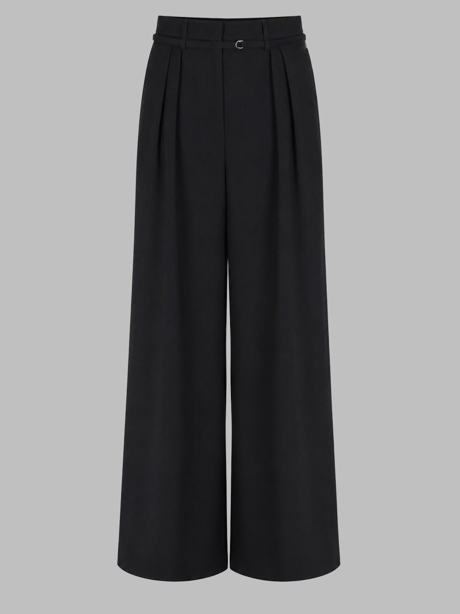 Dries Van Noten Women's Pantalone Peacha Ampio Black