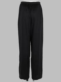 MM6 Maison Margiela Men's Pantalone Pigiama in Seta Black