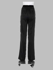 Tom Ford Women's Pantalone Pj in Raso Di Seta Stretch Black