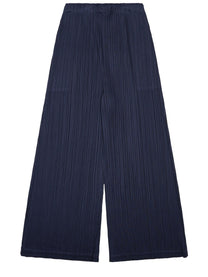 Pleats Please Issey Miyake Women's Pantalone Plissettato Blue