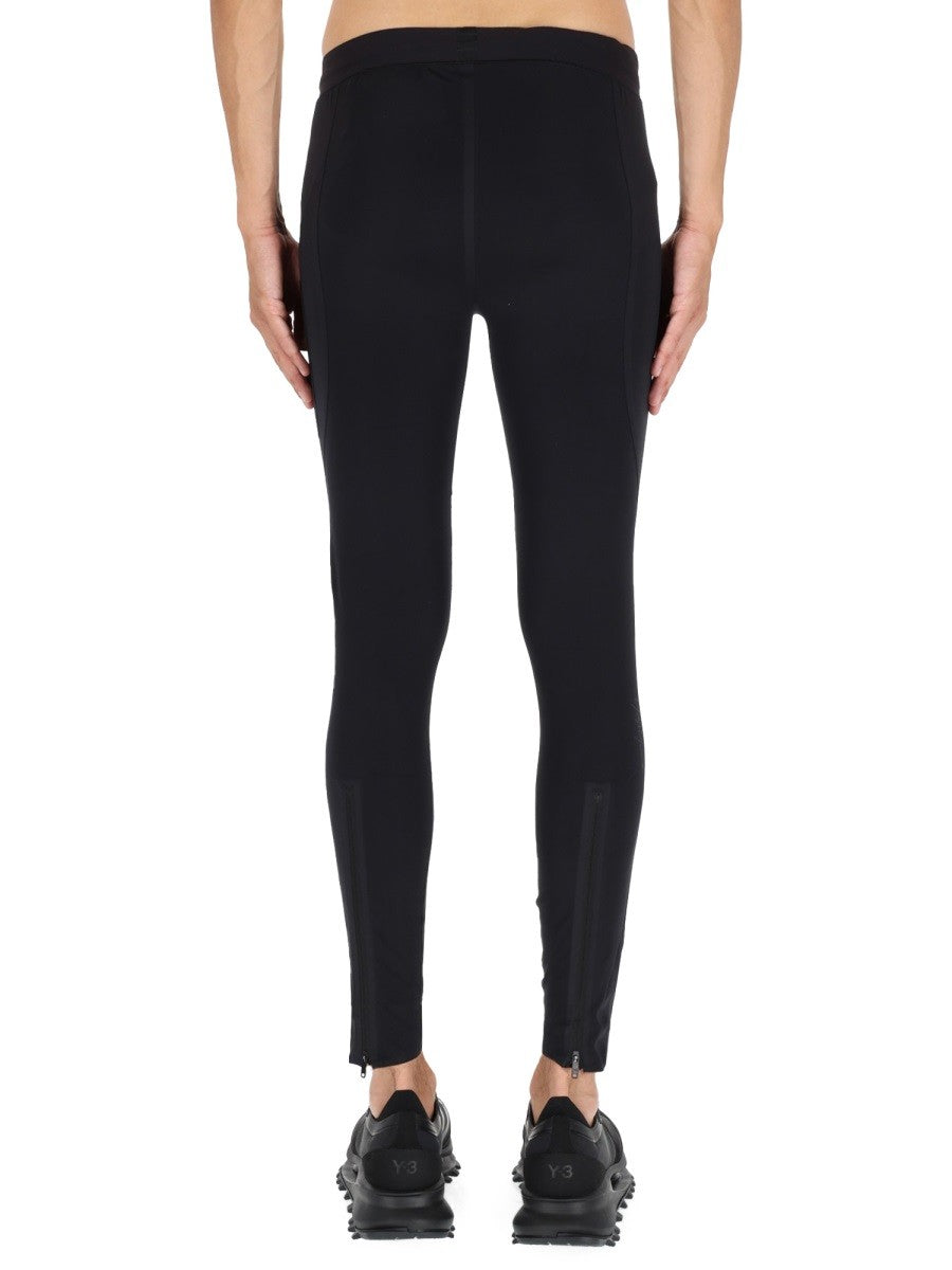 Y-3 Unisex Leggings Running Black, view 4