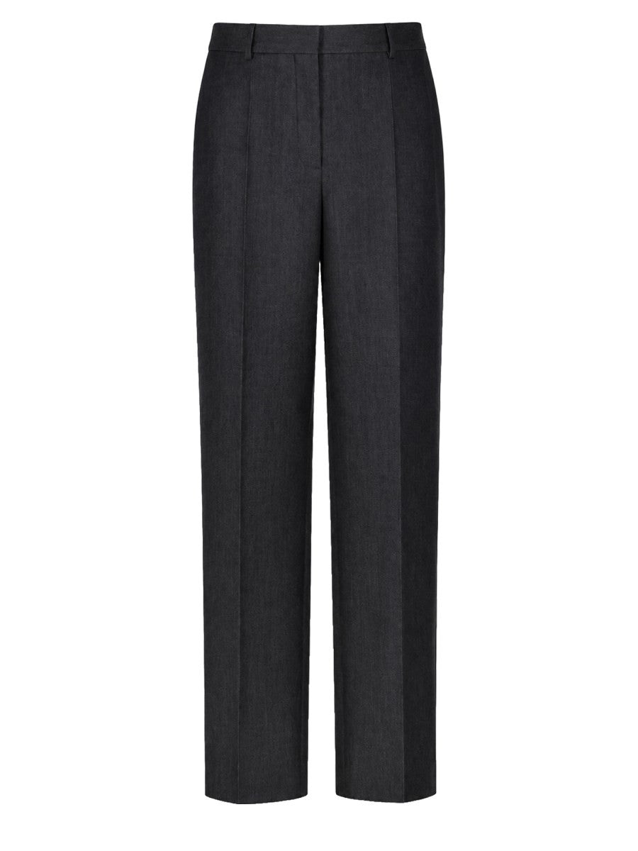 Balenciaga Women's Tailored Aderente Trousers Blue
