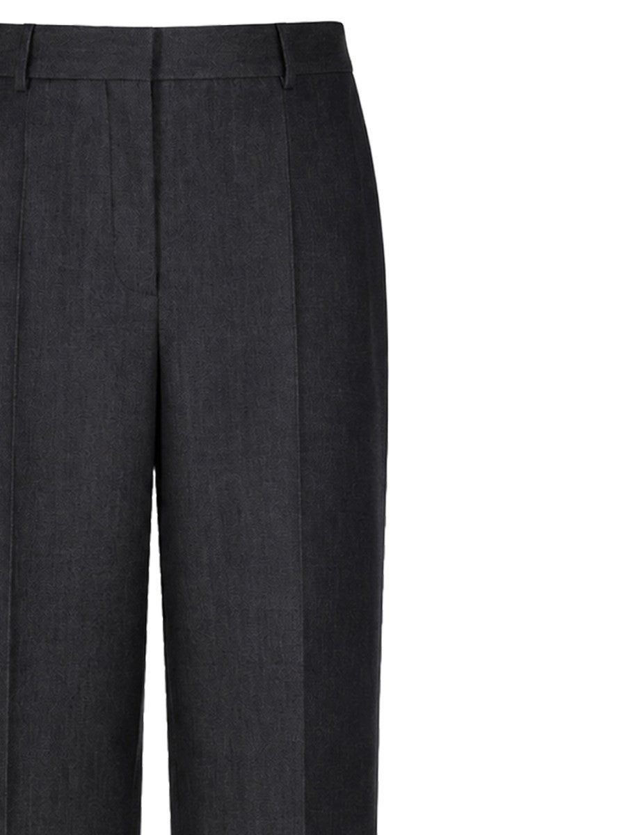 Balenciaga Women's Tailored Aderente Trousers Blue, view 4