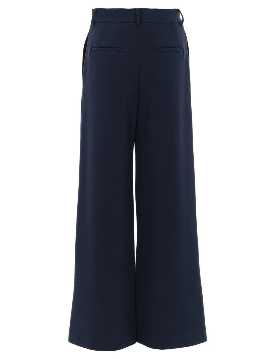 S MAX MARA Women's Pantalone Sartoriale Aerovia Blue
