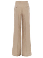 Max Mara Women's Tailored Big Trousers Beige, view 3