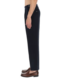 BOSS Men's Pantalone Sartoriale Con Pieghe Blue