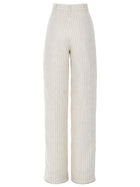 Max Mara Studio Women's Trousers Tailored Fonte White, view 3
