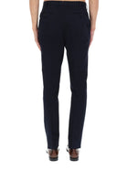 Zegna Men's Cotton Tailored Trousers Blue, view 5