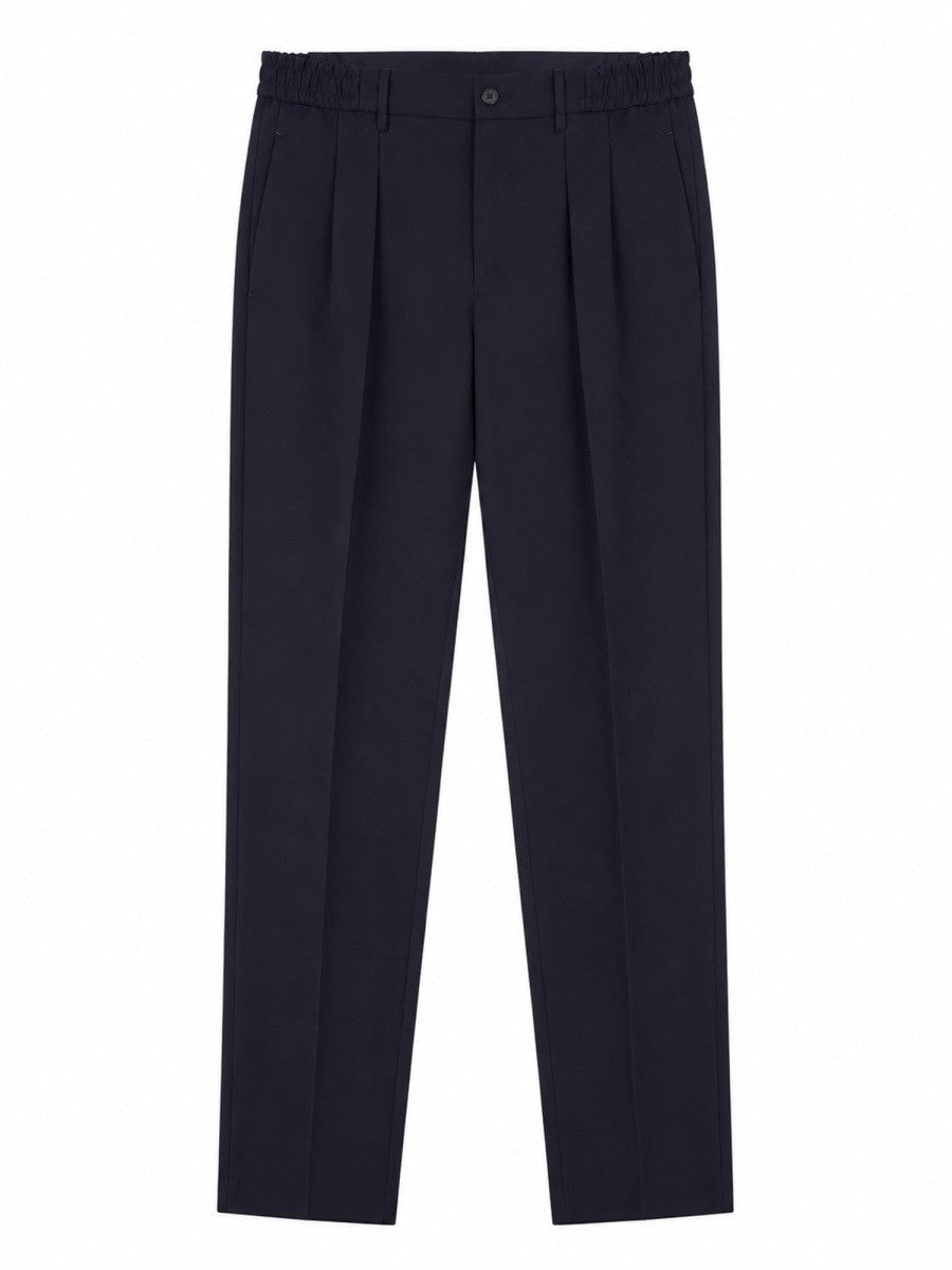 Tagliatore Men's Pantalone Sartoriale in Lana Blue
