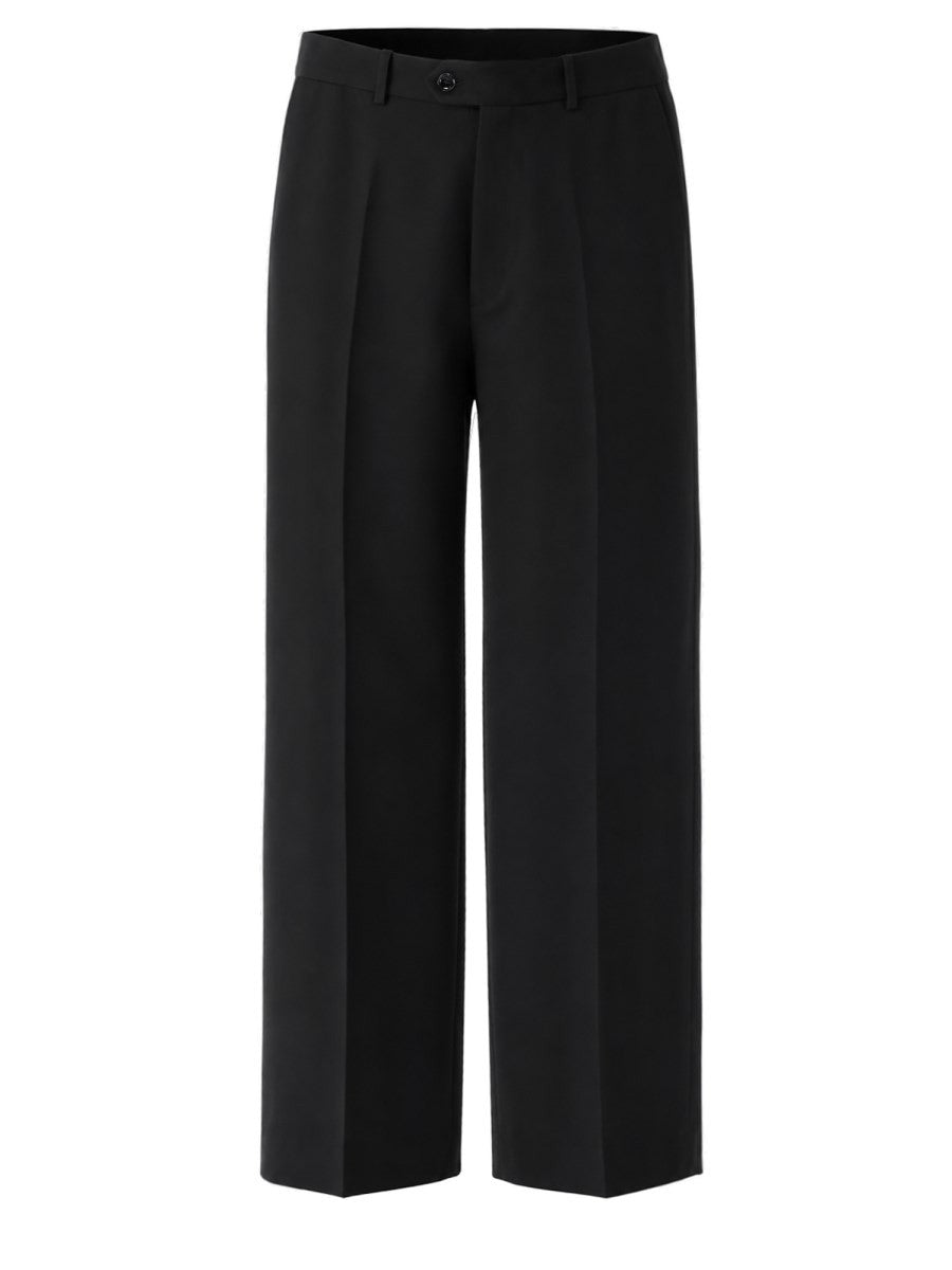 Balenciaga Men's Wool Tailored Trousers Black