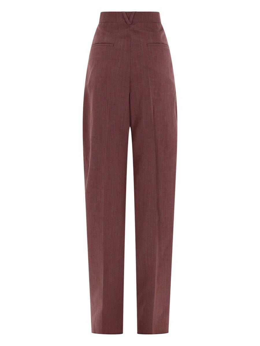 Bottega Veneta Women's Pantalone Sartoriale in Lana Blue