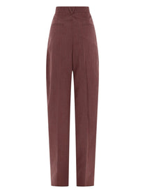 Bottega Veneta Women's Pantalone Sartoriale in Lana Blue
