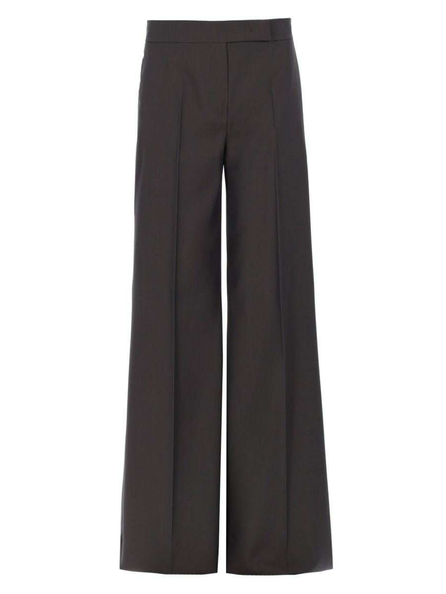 Max Mara Women's Pantalone Sartoriale in Lana Grey