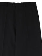 Balenciaga Men's Wool Tailored Trousers Black, view 3