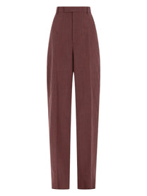 Bottega Veneta Women's Pantalone Sartoriale in Lana Blue