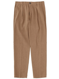 Herno Men's Pantalone Sartoriale in Lino Brown