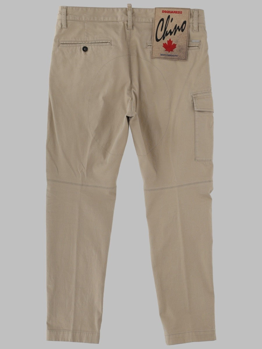 Dsquared2 Men's Pantalone Sexy Cargo Beige