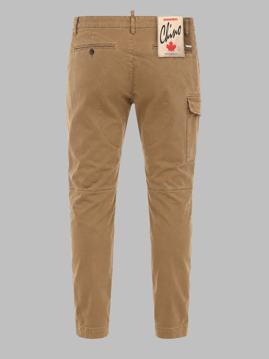 Dsquared2 Men's Pantalone Sexy Cargo Brown