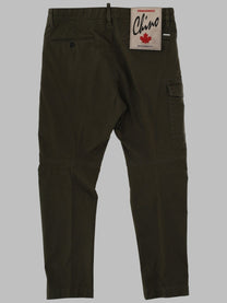 Dsquared2 Men's Pantalone Sexy Cargo Green
