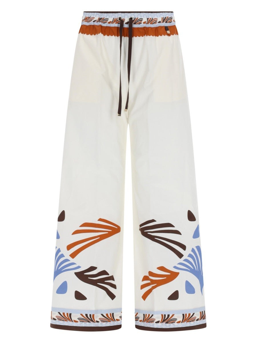 Herno Women's Pantalone Summer Print Multicolor