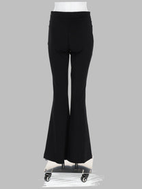 Versace Jeans Couture Women's Pantalone Svasato in Viscosa Black