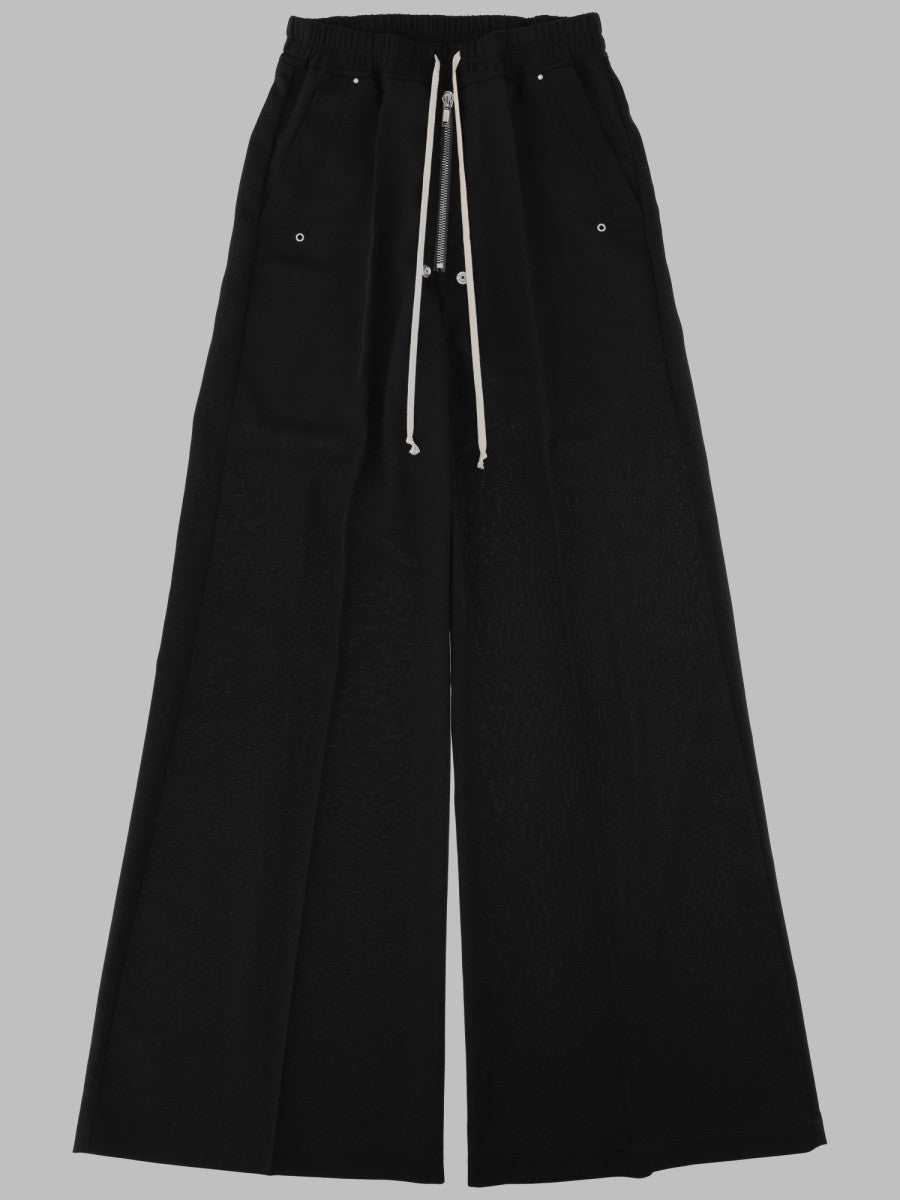 Rick Owens Men's Pantalone Wide Bela Black
