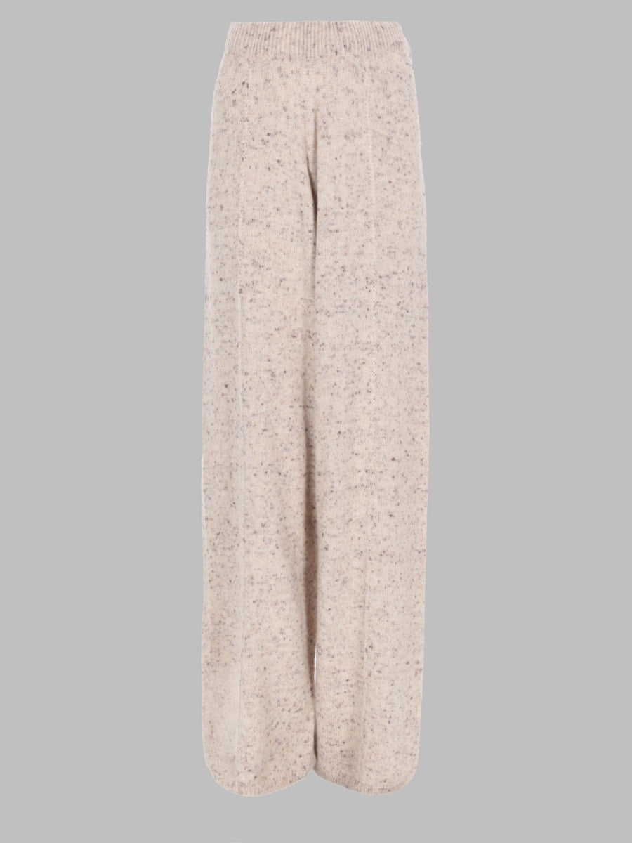 Fabiana Filippi Women's Pantalone Wide Leg in Misto Lana Beige