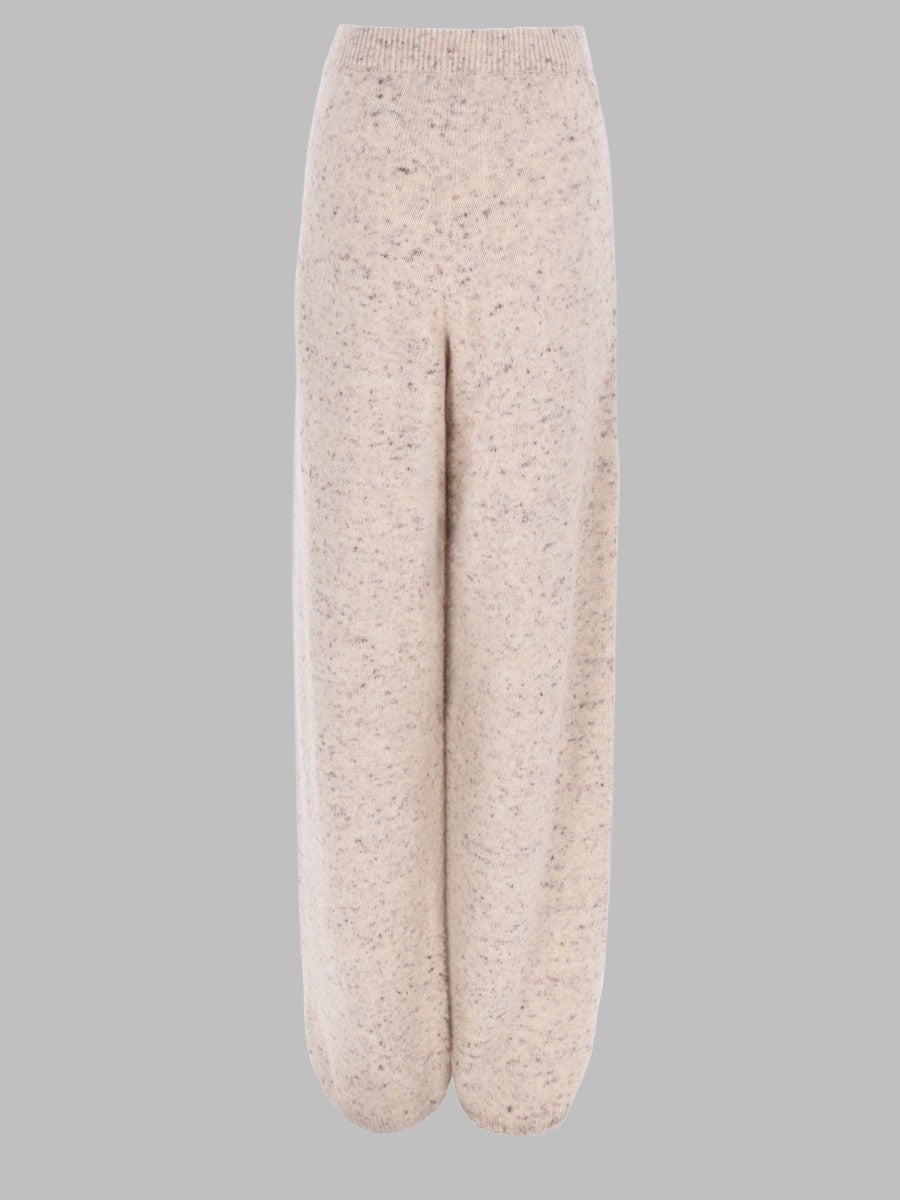 Fabiana Filippi Women's Pantalone Wide Leg in Misto Lana Beige