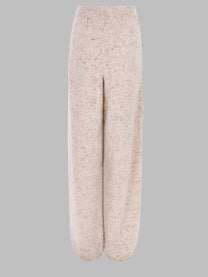 Fabiana Filippi Women's Pantalone Wide Leg in Misto Lana Beige