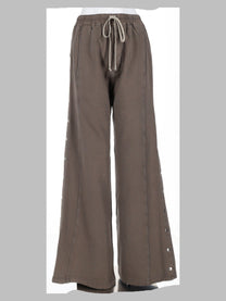 DRKSHDW Women's Pantalone Wide Pusher Brown