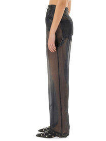 Haikure Women's Pantalone Winona in Organza Black