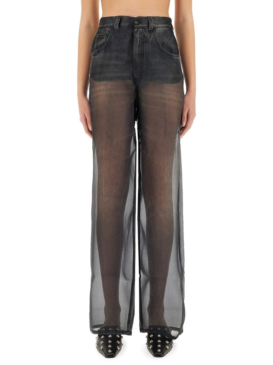 Haikure Women's Pantalone Winona in Organza Black