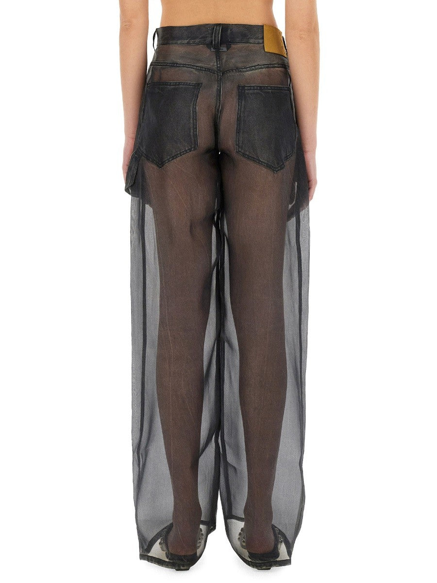 Haikure Women's Pantalone Winona in Organza Black
